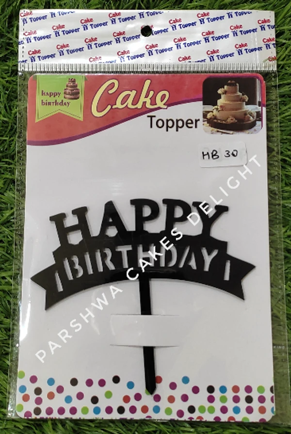 ACRYLIC TOPPER HB - 4.5 INCH, 30