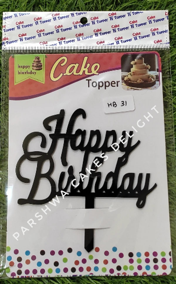 ACRYLIC TOPPER HB - 4.5 INCH, 31