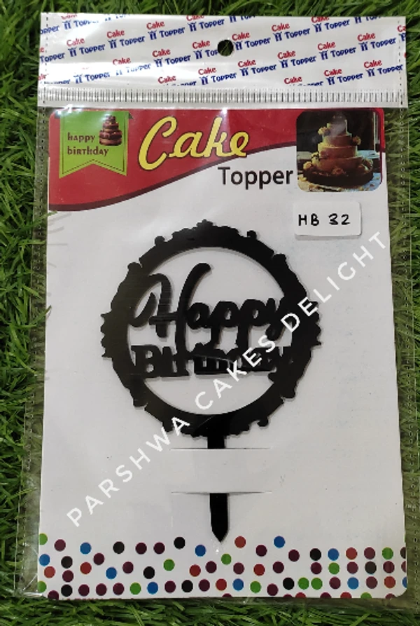 ACRYLIC TOPPER HB - 4.5 INCH, 32