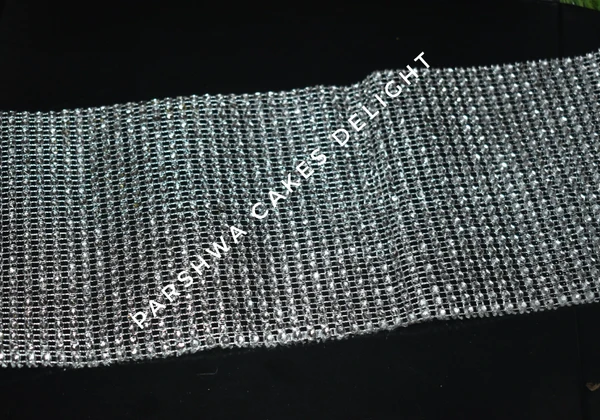 DIAMOND LACE - SILVER, 24 LINE 1 MTR