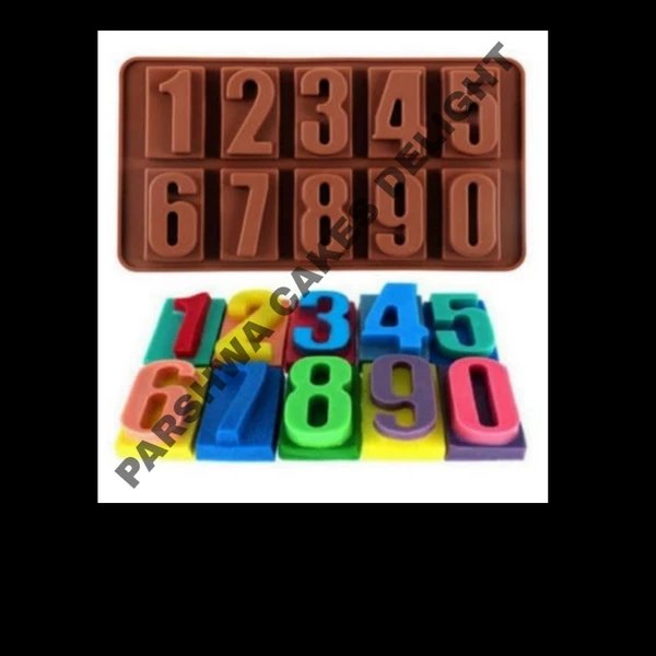 NUMERICAL CHOCOLATE MOULD