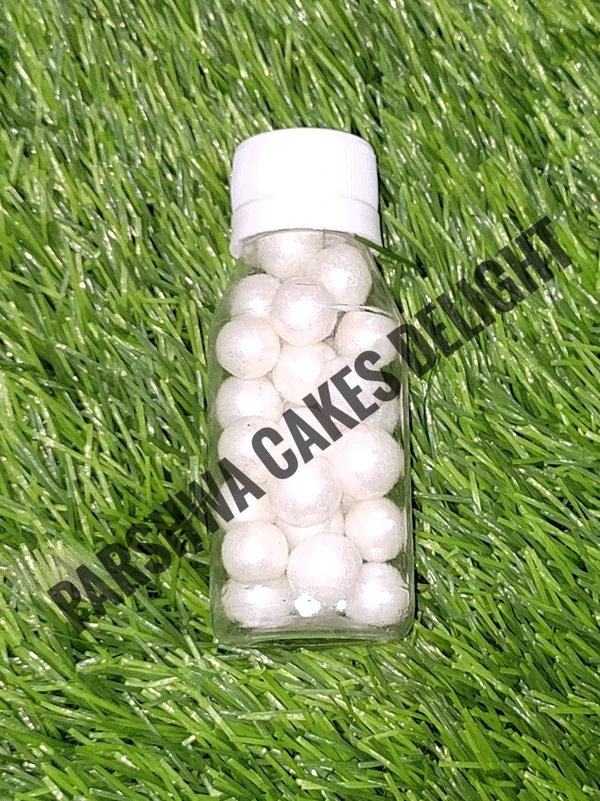 WHITE JUMBO PEARL - White, Apporx 50g