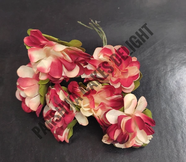 PAPER FLOWER - DELIGHT 163, 6 PCS BUNCH