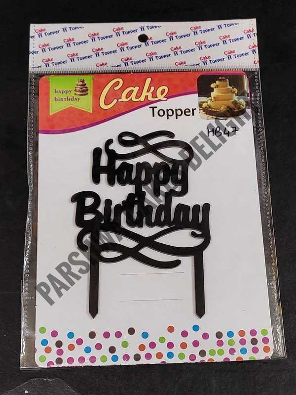 ACRYLIC TOPPER HB - 4.5 INCHES, 47