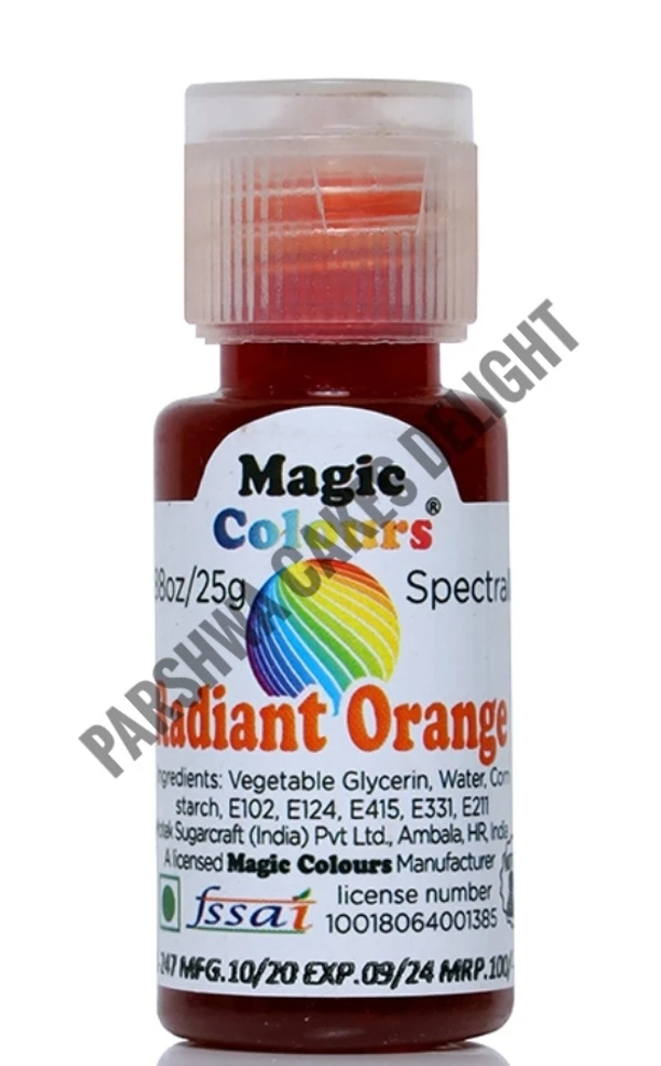 Magic Colours SPECTRAL MINI GEL COLOUR - 25G, RADIANT ORANGE