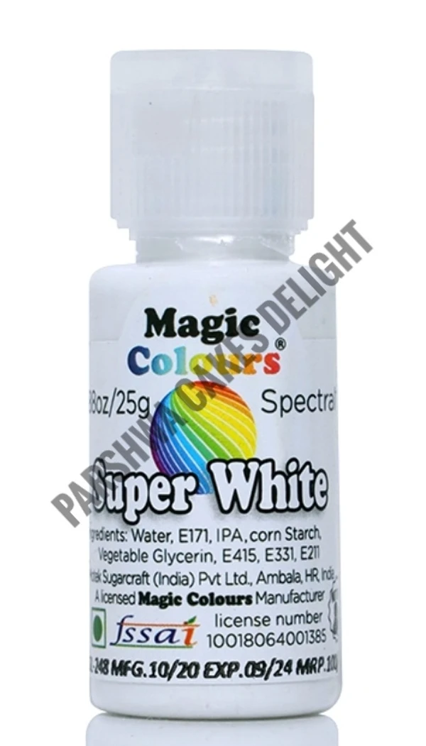 Magic Colours SPECTRAL MINI GEL COLOUR - SUPER WHITE, 25 G