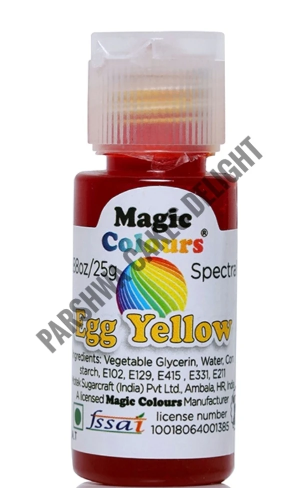 Magic Colours SPECTRAL MINI GEL COLOUR - EGG YELLOW, 25 G