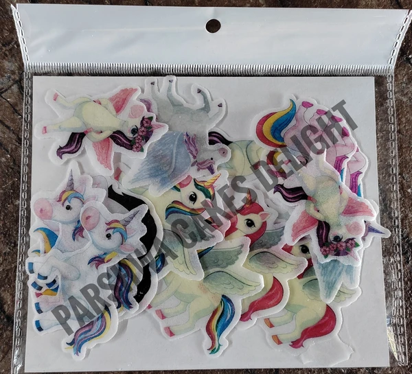 EDIBLE CARTOONS - UNICORN