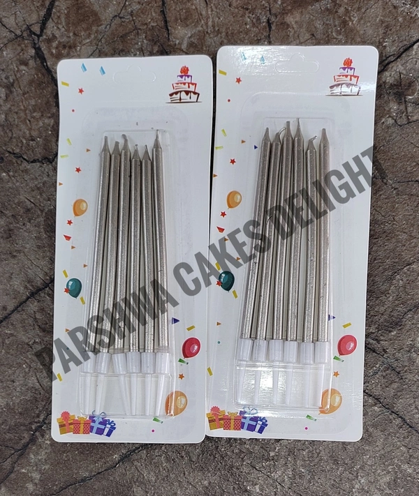 METALLIC CANDLE - CHAMPAGNE, 24 PACK OF 6 PCS EACH