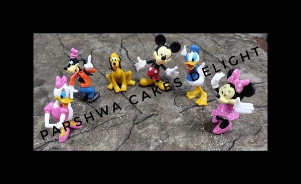 MICKEY FAMILY TOY SET - 6 CHARACTERS