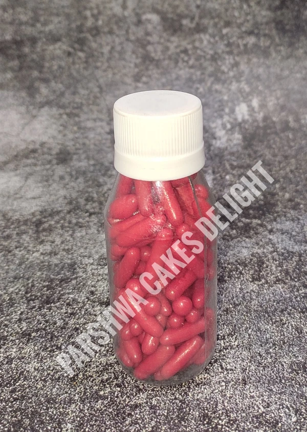 CAPSULE - RED, APPROX 50G