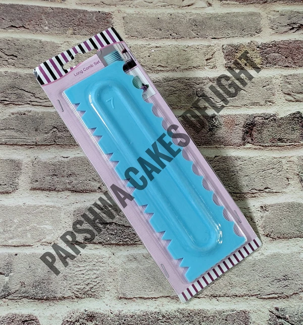 PLASTIC ICING COMBO SCRAPER - DESIGN 11