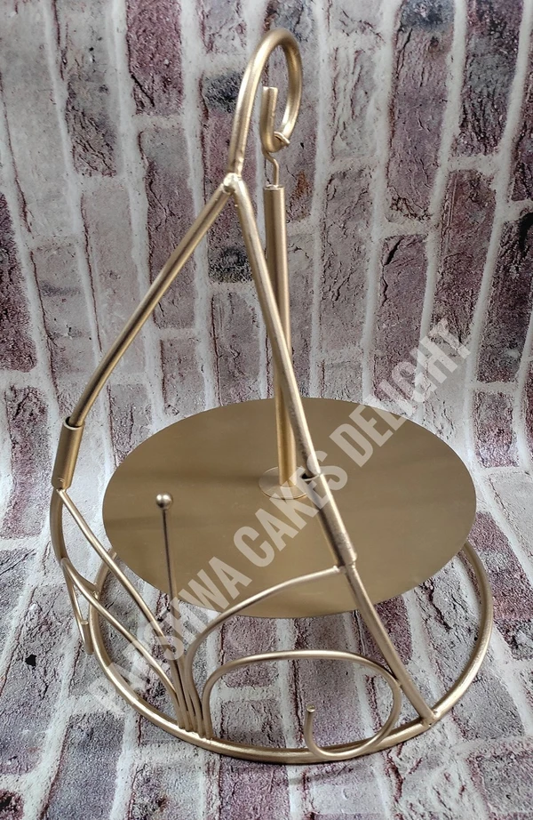 SINGLE TIER CHANDELIER - GOLD