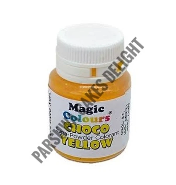 MAGIC COLOURS Supa Powder Colorant - CHOCO YELLOW, 5G