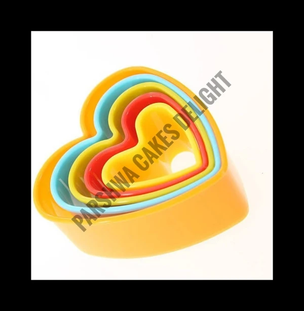 Heart Shape Cookie Cutter  - 5 PCS SET