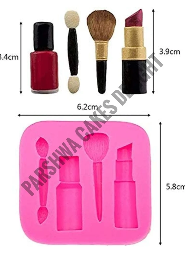 Make Up Fondant Mould - 4 In 1