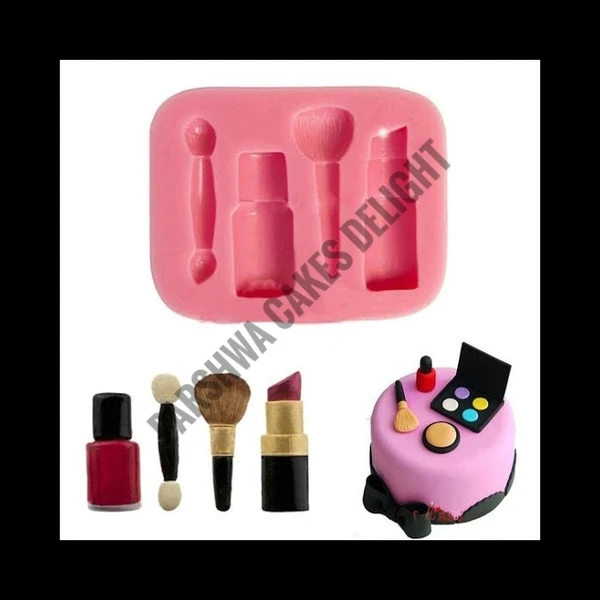 Make Up Fondant Mould - 4 In 1