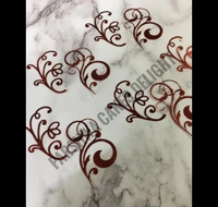 VINTAGE DESIGN CUT OUTS - RED, 10 PCS PACK