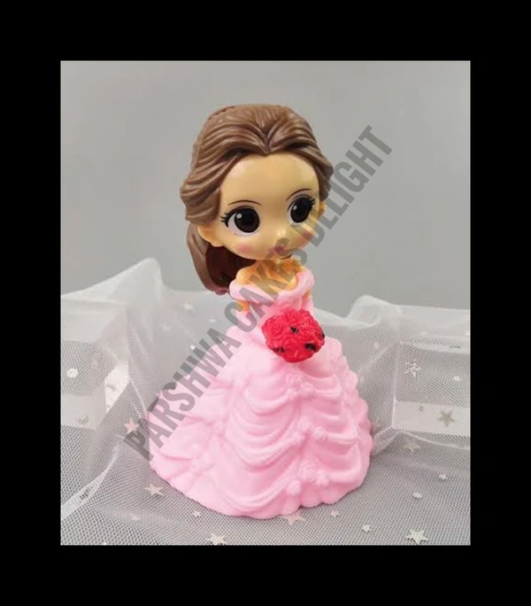 CAKE TOPPER PRINCESS - 1 PC, PINK