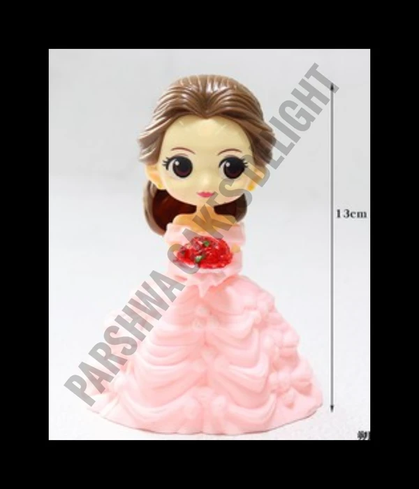 CAKE TOPPER PRINCESS - 1 PC, PINK