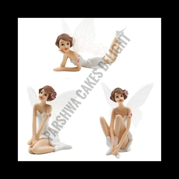 WHITE FAIRY ANGELS - 3 PCS PACK