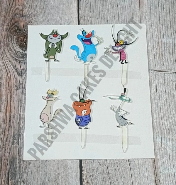 ACRYLIC THEME TOPPER - OGGY, 52