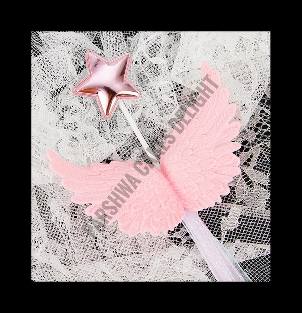 IMPORTED ANGEL WINGS TOPPER - PINK