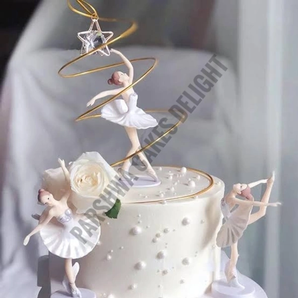 DANCING DOLL - WHITE, 3 PCS SET