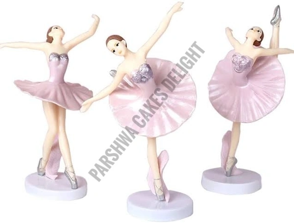 DANCING DOLL - 3 PCS SET, PURPLE