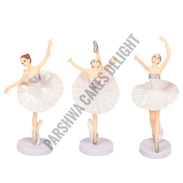 DANCING DOLL - WHITE, 3 PCS SET