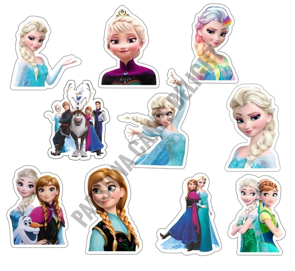 PAPER TOPPER - 10 PCS, FROZEN