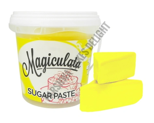 MAGICULATA SUGAR PASTE - LEMON YELLOW, 250G
