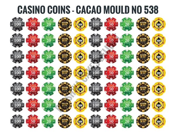 STICKER - CASINO COIN, 35 STICKERS