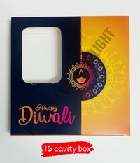 Diwali Chocolate Cavity Box - DELIGHT 2, 5 PCS PACK, 16 CAVITY
