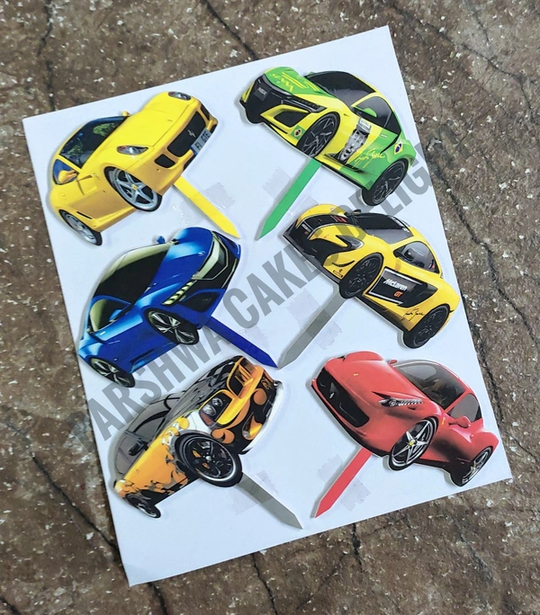 ACRYLIC THEME TOPPER - 59, CARS