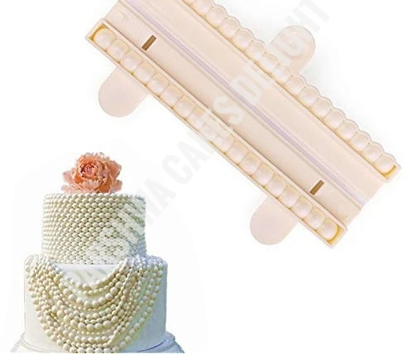 PLASTIC FONDANT PEARL BEAD SHAPE MOULD