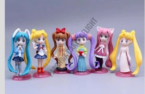 LONG HAIRS TOY SET - 6 PCS SET