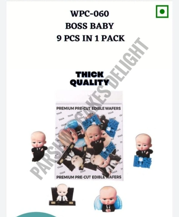 Edible Pre Cut Wafer Paper - PCD 060 BOSS BABY