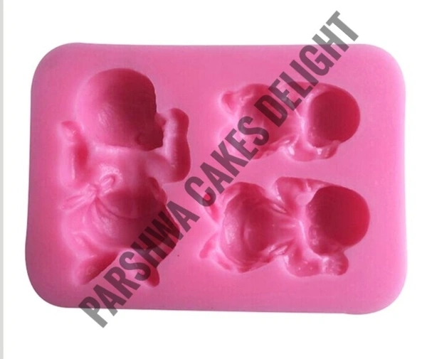 3 Sizes Sleeping Baby Silicon Mould