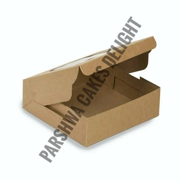 Brownie Box - Brown, 4 Brownie, 10 Pcs Pack