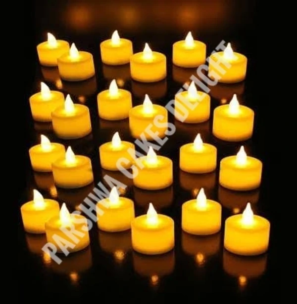 Flameless LED Tealights - 12 PCS PACK