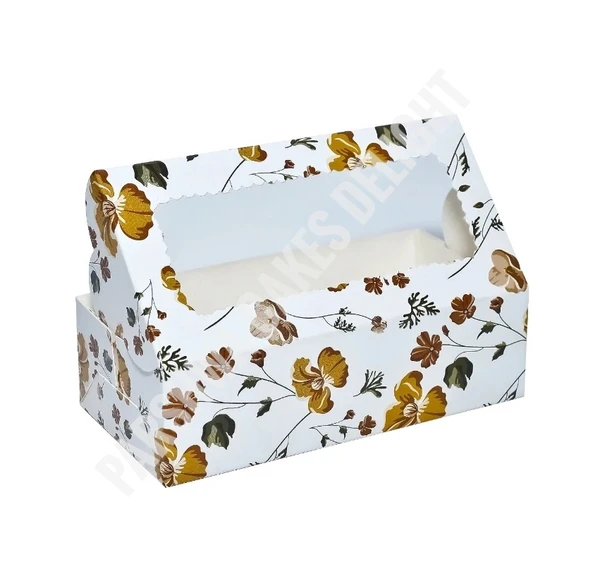 Brownie Box - 2 Brownie, 10 Pcs Pack, Floral