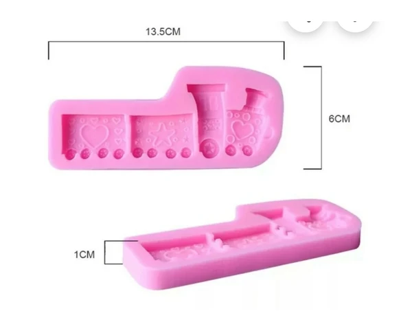 TRAIN FONDANT MOULD