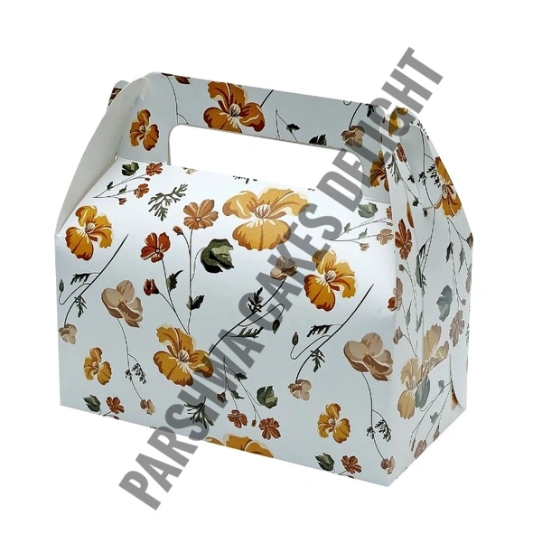 Hamper Box - Floral, 10 Pcs Pack, 2 Jar Box