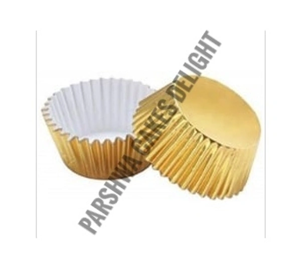 Chocolate Paper Liner - Gold, 100 Pcs, 8 Cm