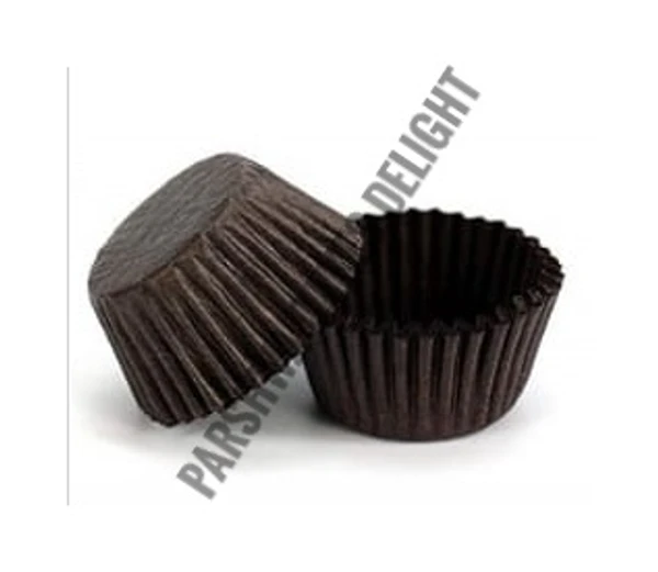 Chocolate Paper Liner - Brown, 100 Pcs, 8 Cm