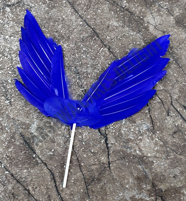 Butterfly Feather - Blue, 1 Pc