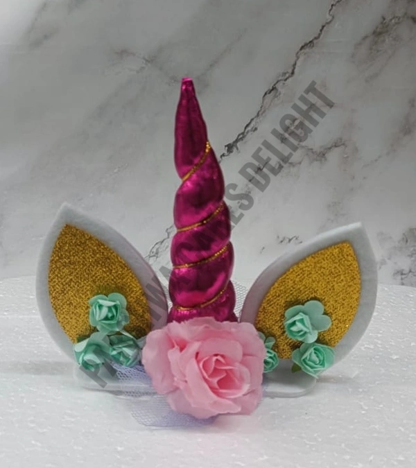 Unicorn Horn - Pink, 1 Pc