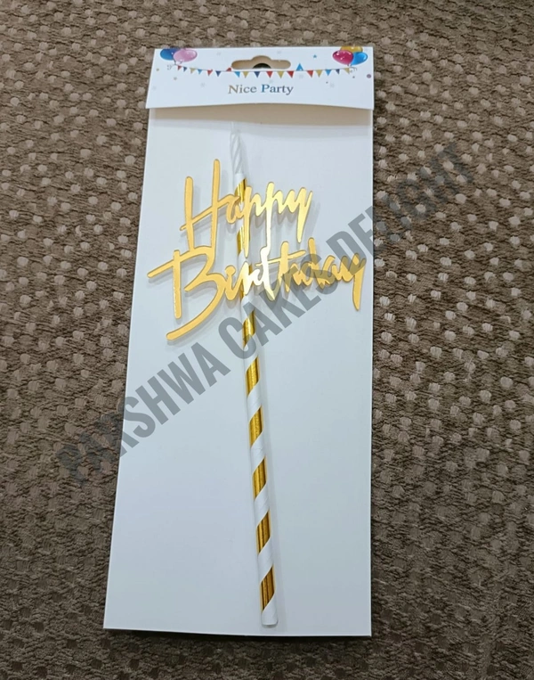 Topper With Candle - Delight 2