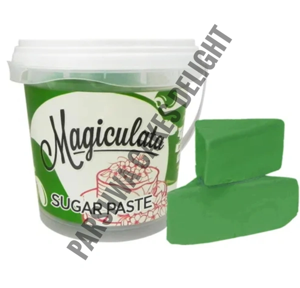 MAGICULATA SUGAR PASTE - 250G, LEAF GREEN